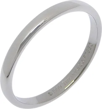 Tiffany & Co. Platinum Platinum 950 Band Ring (Pre-Owned)