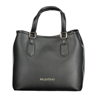 Mario Valentino Tassen, Dames, Zwart, ONE Size, Zwarte dameshandtas met verstelbare band