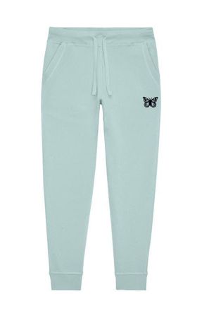 Dalix Womens Butterfly Midweight Fleece Jogger Pant in Sea Foam at Nordstrom, Size Xx-Large