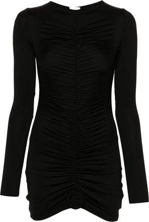 La Reveche Lillibet draped mini dress - women - Elastane/Polyamide - S - Black