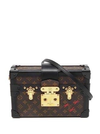 Louis Vuitton monogram-canvas trunk bag - women - Leather - One Size - Brown