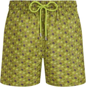 Vilebrequin Micro Ronde des Tortues Zwemshorts - Heren - Strandmode - Geel - L - Badmode