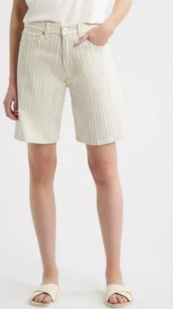 Rails Agoura Denim Bermuda Shorts in Malibu Stripe at Nordstrom, Size 26