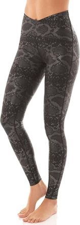 Maaji High Rise Full Legging In Onyx Shimmer