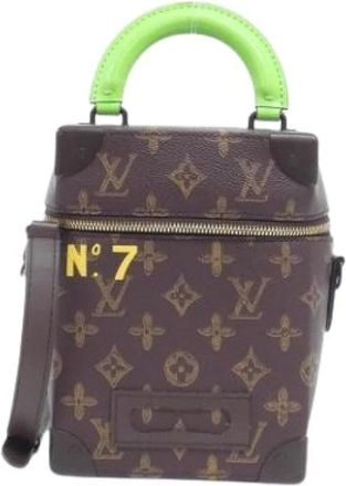 Louis Vuitton Vintage, unisex, Bruin, ONE Size, Pre-owned Vintage Canvas Handbag