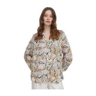 Mos Mosh MOS Mosh, Dames, Blouses & Shirts, Veelkleurig, Maat: XS Viscose
