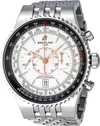 Breitling Pre-owned Breitling Chronograph Automatic Silver Dial Mens Watch A2334024/G631/445A