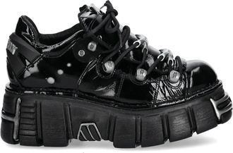New Rock Sneakers con suola rialzata 60mm - Nero