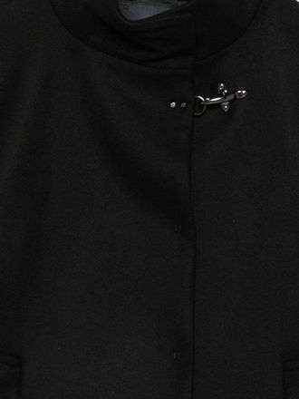 Fay Wool and Cashmere Cape - Black