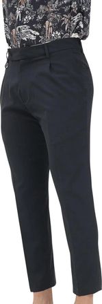 Golden Craft 1957 Black Wool-Blend Stretch Pants