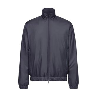 Moncler Berre Short Down Jacket - male - Moncler - Light Jackets - Blue - XL - Jackets