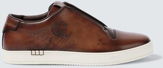 Berluti Playtime leather slip-on sneakers