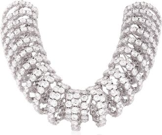 Swarovski Constella Rhodium Plated Choker
