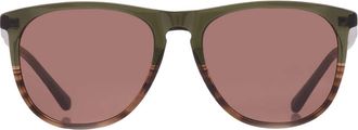 Calvin Klein Green Oval Mens Sunglasses CK24508S 303 55