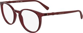 Longchamp Frame LO2768 N 601 TRANSPARENT BURGUNDY 52/18/145 Womens