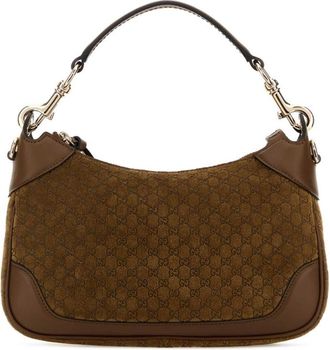 Gucci Brown Logo Small Shoulder Bag