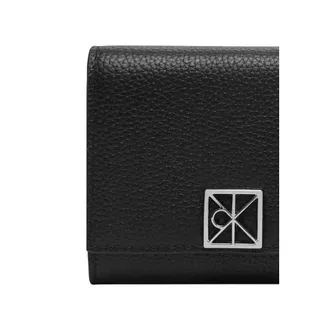 Calvin Klein Pebbled Leather Wallet - Black