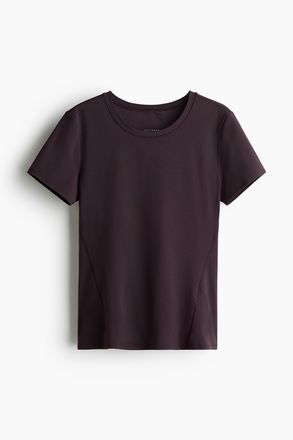 H&M Sportshirt mit DryMove - Brown
