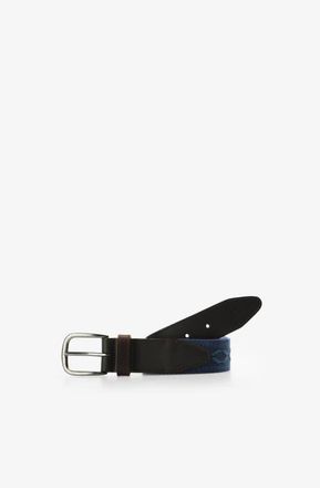 Scalpers Geometric print belt in Blue at Nordstrom, Size 100