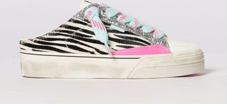 Crime London Sneakers Soho Sabot Crime London in pelle e cavallino zebrato