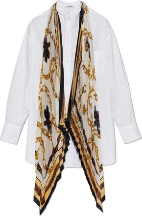 Acne Studios Gelaagde Overhemdjurk - Dames - Overhemden - Wit - L - Katoen - Overhemden
