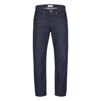 Jeckerson Straight Jeans, male, Blue, Size: W34 John Straight Jeans