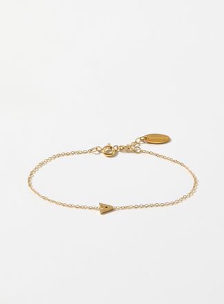 Simons Womens Alphabet character chain bracelet