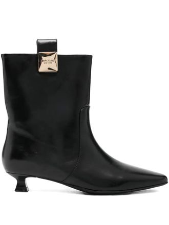 Marc Ellis buckle leather boots - Black
