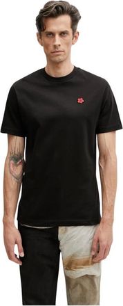 Kenzo Tops, Heren, Zwart, S, Katoen, Gots Boke Classic T-shirt