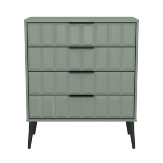 Welcome Furniture Bremen Ready Assembled 4 Drawer Chest in Reed Green - Welcome Furniture | TJ Hughes