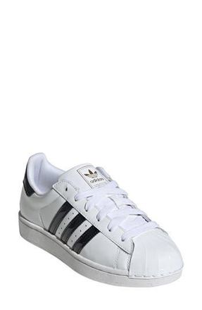 adidas Superstar II Sneaker in White/Black/Gold Metallic at Nordstrom Rack, Size 8.5