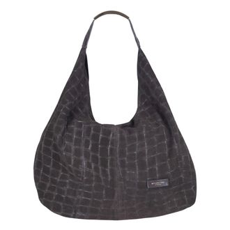 My Best Bags Firenze Borsa a mano con chiusura a scatto in metallo in pelle Made In Italy - - Bags - Donna - Marrone - ONE SIZE