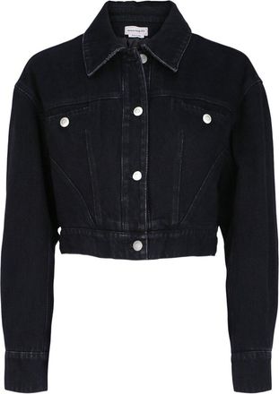 Alexander McQueen Alexander Mcqueen Cropped Denim Jacket