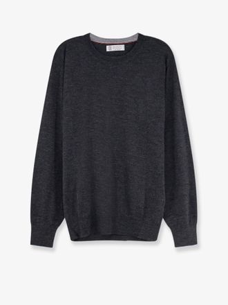 Brunello Cucinelli Maglia in cashmere e seta - BRUNELLO CUCINELLI - gender_Man
