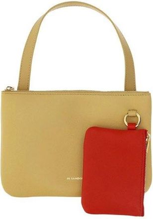 Jil Sander Logo-Printed Zipped Crossbody Bag
