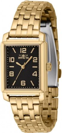 Invicta Vintage Quartz Black Dial Ladies Watch 46664