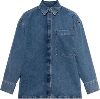 By Malene Birger Dea Denim Shirt - Dames - Spijkeroverhemden - Blauw - M - Denim - Overhemden