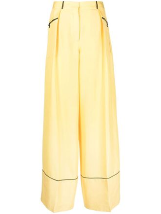 Bally Womens Trousers yellow