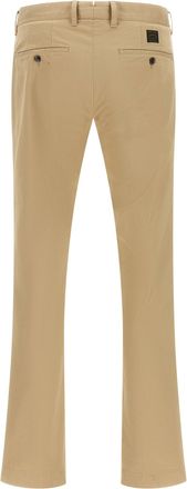 Incotex Stretch Cotton Canvas Chinos - Beige