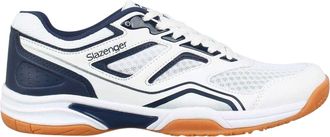 Slazenger Heren binnentrainers van mesh (Wit, Zwart)