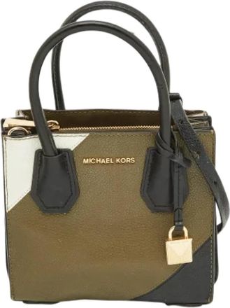 Michael Kors Pre-owned Leather totes - Dames - Vintage Shopper - Veelkleurig - ONE Size - Tweed - Vintage