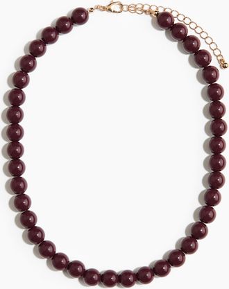 H&M Halskette mit Perlen - Brown