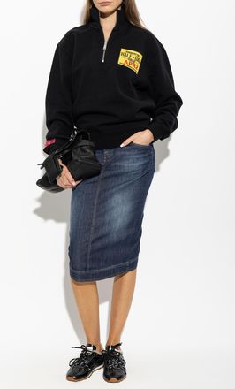 Dsquared2 Sweatshirt With Patch, Womens, Black