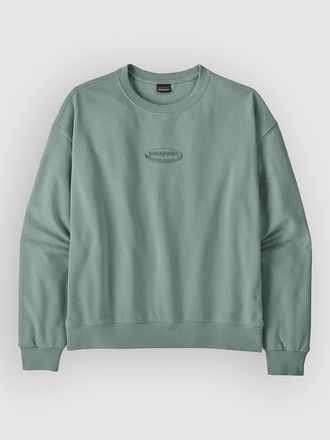 Patagonia 95 Oval Logo Daily Crew Jersey verde