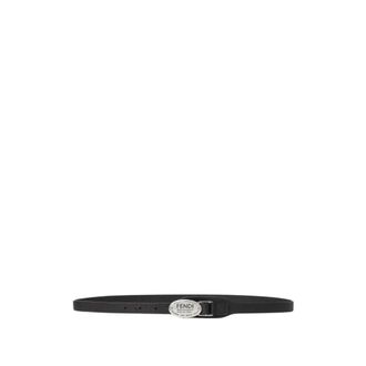 Fendi Selleria Riem - Heren - Riemen - Zwart - 105 CM - Leer - Accessoires