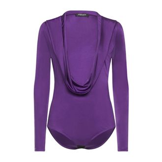 Versace Body, female, Purple, Size: XS Long-Sleeved Body