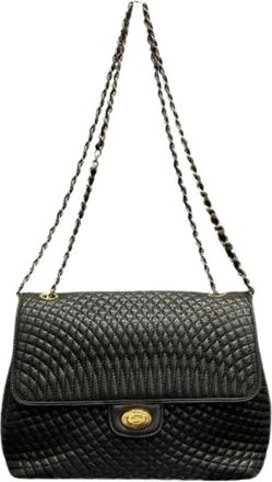 Bally Pre-owned Shoulder Bags, female, Black, Size: ONE SIZE Pre-owned Shoulder Bag