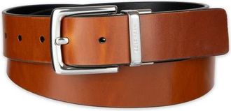 Cole Haan 35mm Reversible Leather Belt in Tan /Black at Nordstrom, Size 34