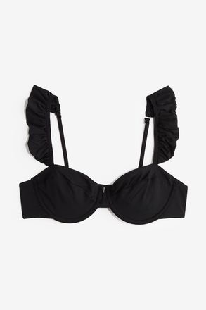 H&M Unwattiertes Bikinitop - Schwarz