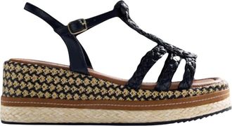 Gioseppo Harcourt Wedge Sandal - Dames - Sleehakken - Zwart - 41 EU - Schoenen